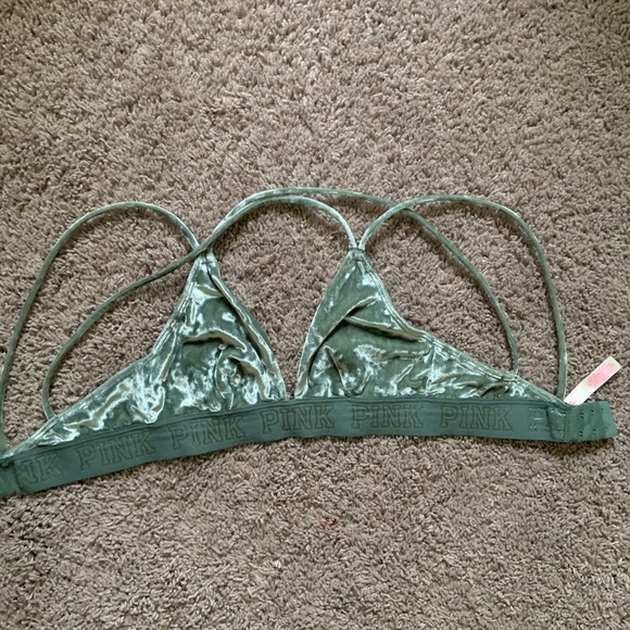 🌟SOLD🌟Green PINK Bralette - Picture 2 of 4